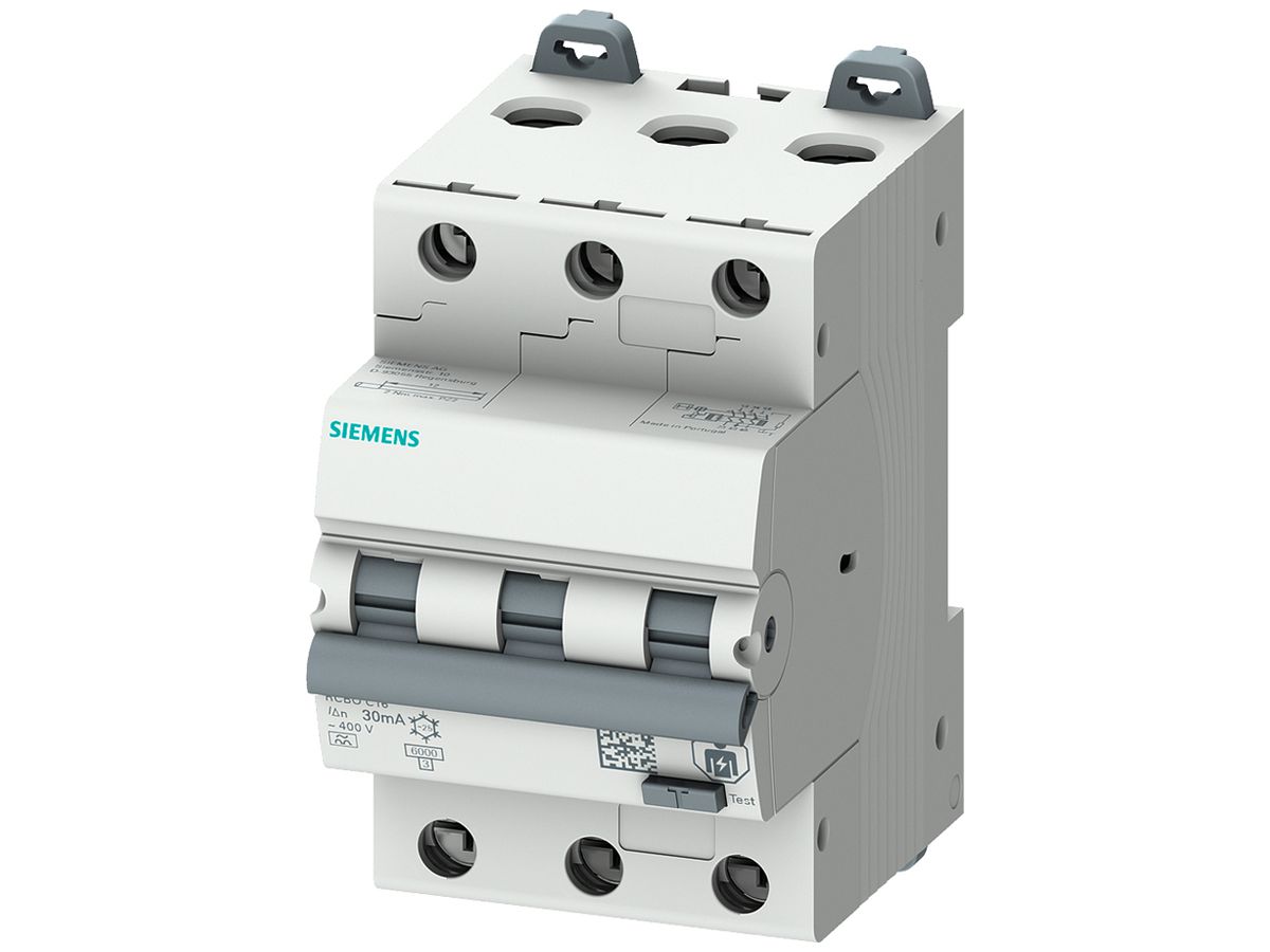 Fehlerstrom-/Leitungsschutzschalter Siemens SENTRON 3L C-6A 6kA, 30mA TypA