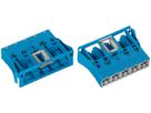 Steckvorrichtung WAGO WINSTA MIDI mit Buchse Snap-In 5L 2×0.5…4mm² blau