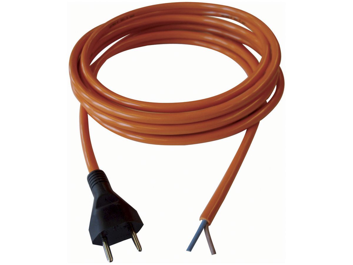Anschlusskabel ELBRO PUR 10A 230V 2×1.5mm² Typ 11/Aderendhülse 10m orange
