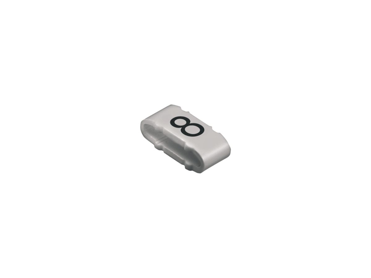 Kabelmarkierer Weidmüller CLI C MP für Ø10…317mm 4×11.3mm Aufdruck: 8, grau