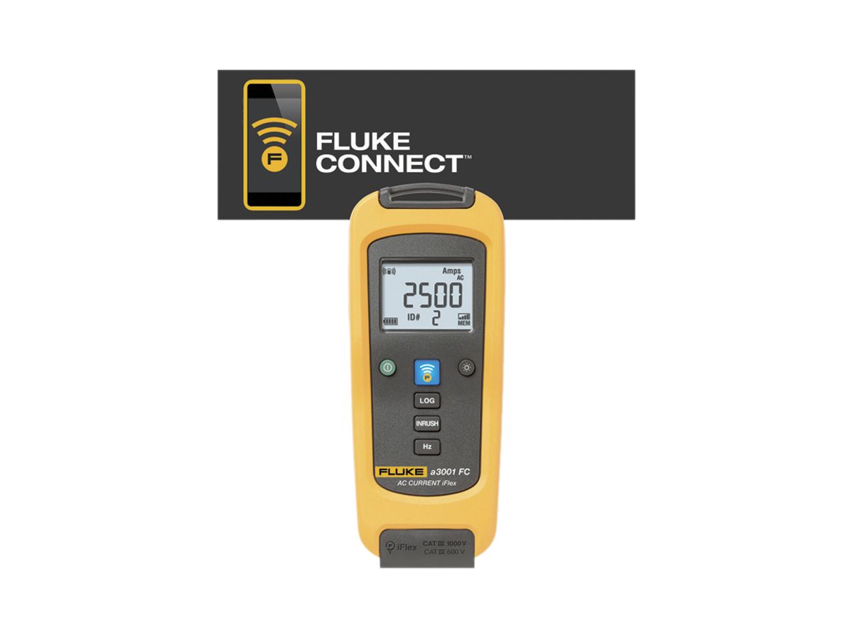 Digital-Zangeninstrument Fluke FLK-A3001FC für 2500A AC Wifi