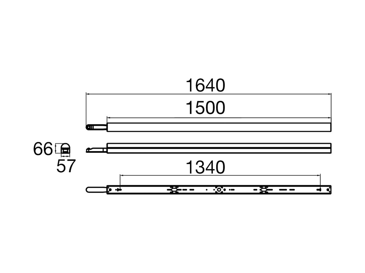 LED-Lichtleiste SLV BATTEN P PIR 48W 7250lm 830/840/850 1500mm weiss