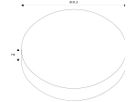 Einbaurahmen SLV DECONA Aluminium Ø313×75mm weiss