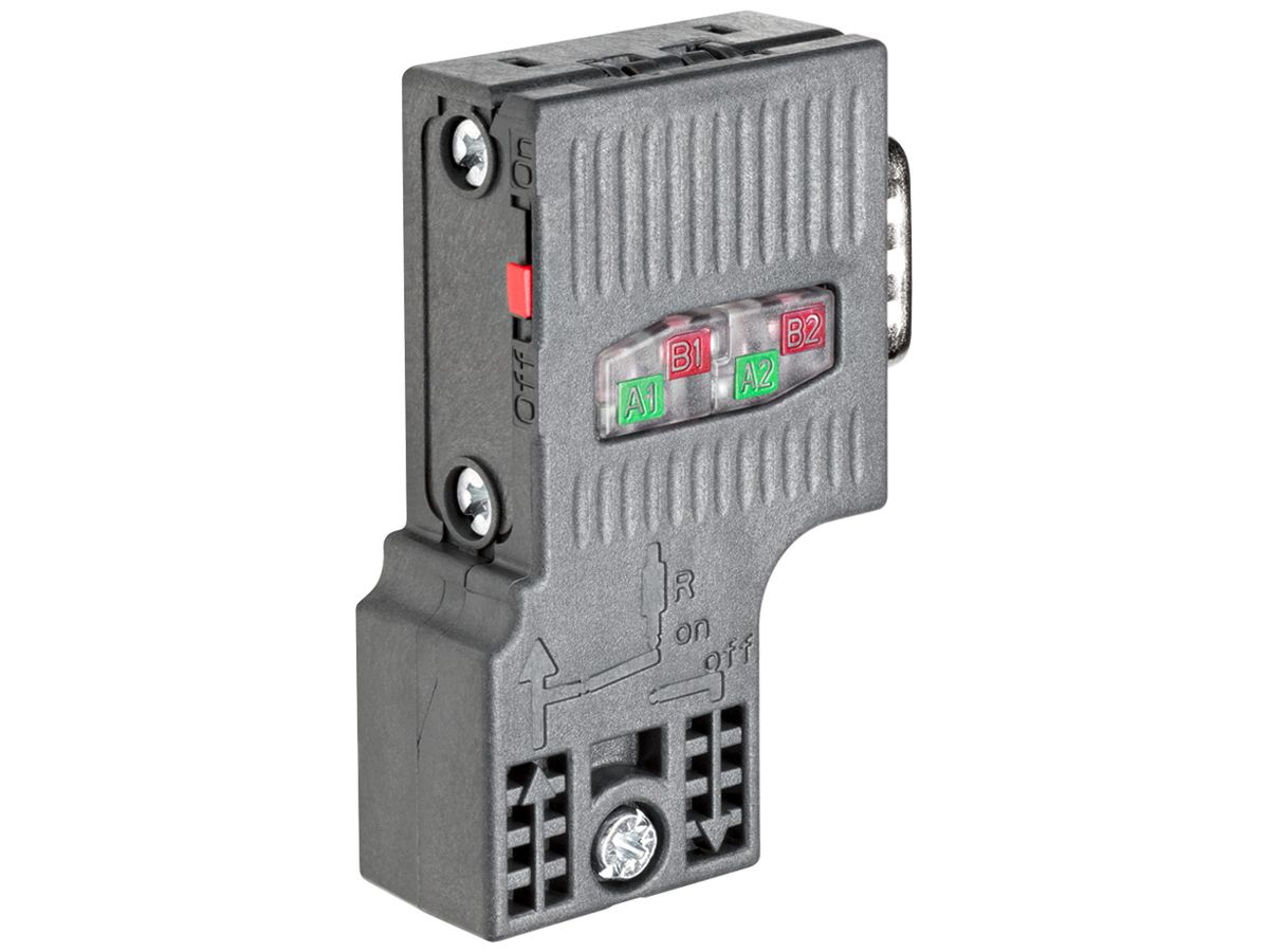 SPS-Busanschlussstecker Siemens SIMATIC DP PROFIBUS FC 90°