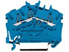 Durchgangsklemme WAGO TOPJOB S 4mm² 3L blau