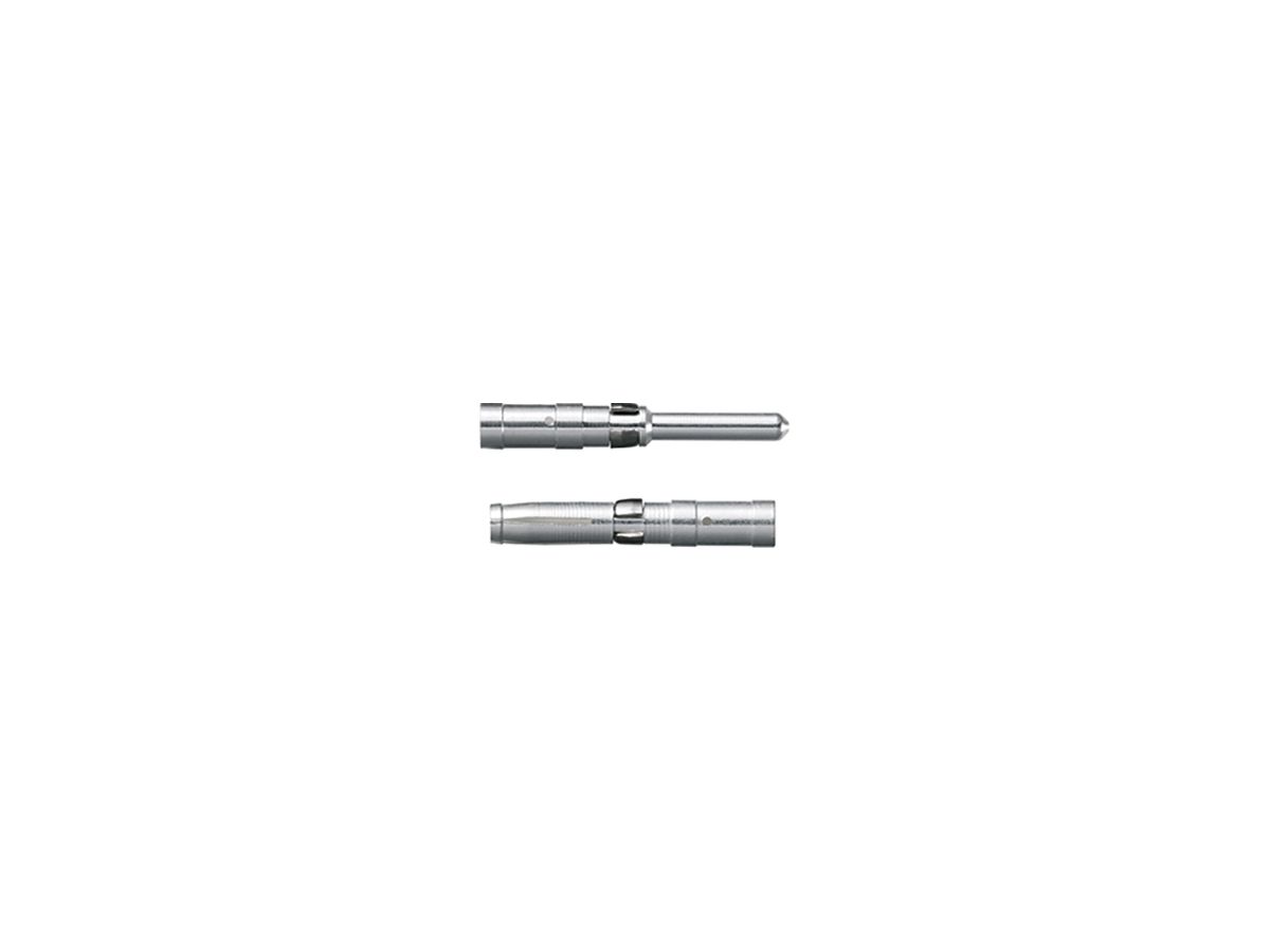 Stiftkontakt WM HDC-C-M5-SM0.5AG Ø2.5mm 0.5mm² Silber gedreht