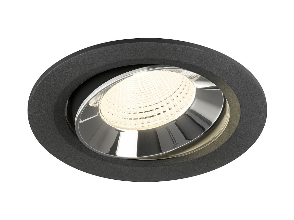 LED-Downlight SLV NUMINOS MOVE L 17W 2700lm 4000K WB DALI Ø145 sz/cr