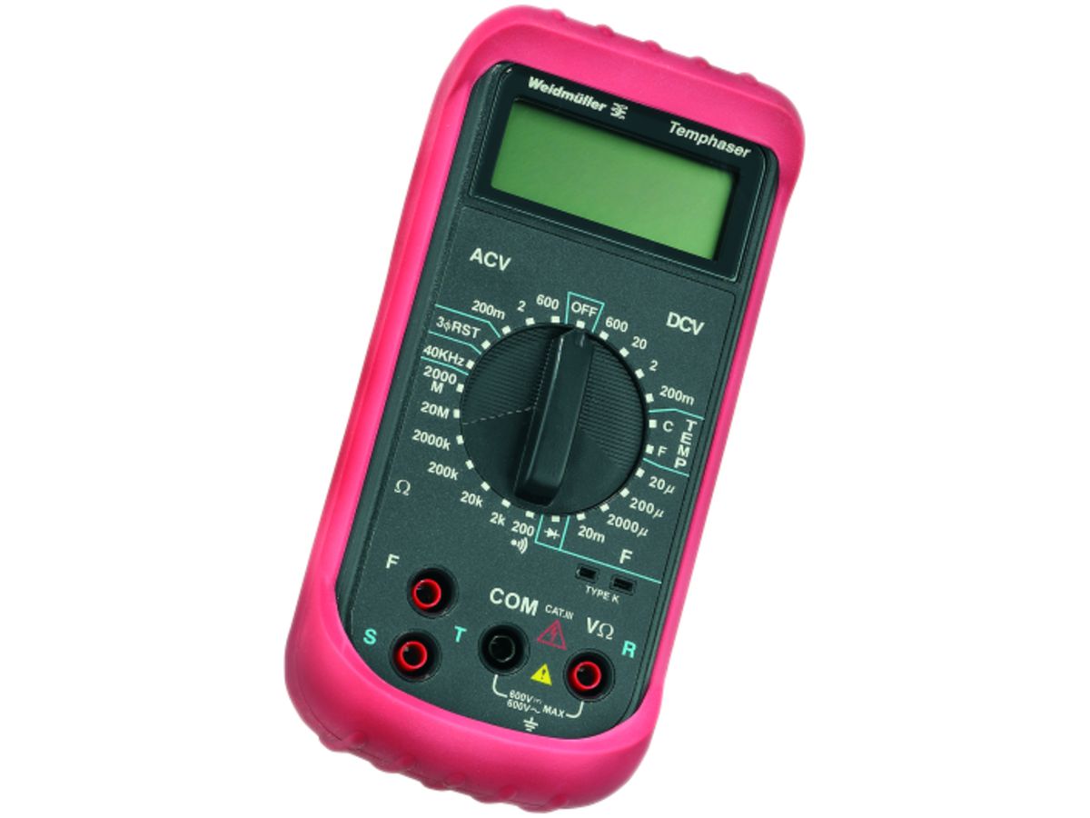 Multimeter Weidmüller TEMPHASER digital