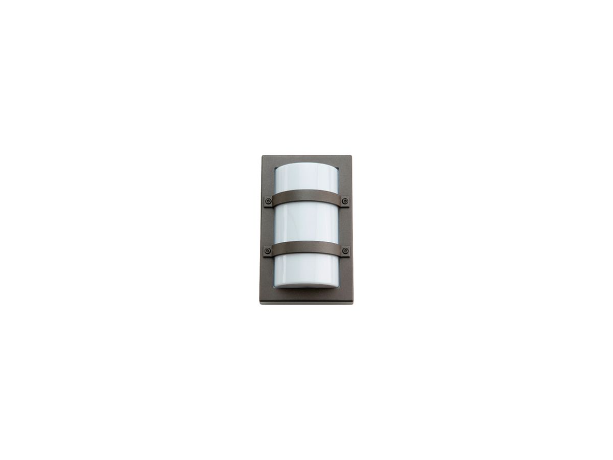LED-Wandleuchte SG Trio Mini 10W 460lm 830 IP65 DIM 240×150×98mm anthrazit
