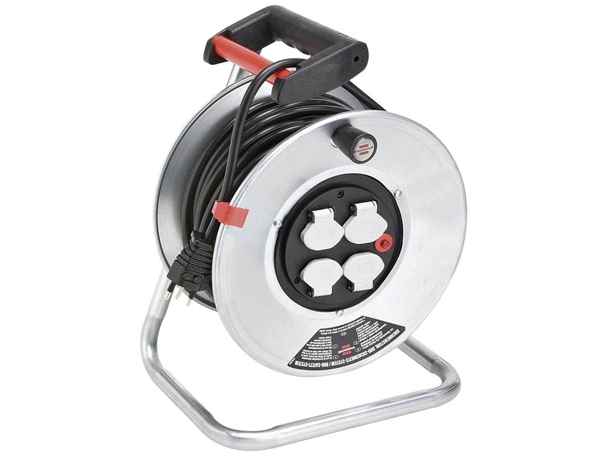 Kabelrolle Garant SK 290 Ø290mm 4×T13 33m H05VV-F 3×1.5mm² sz