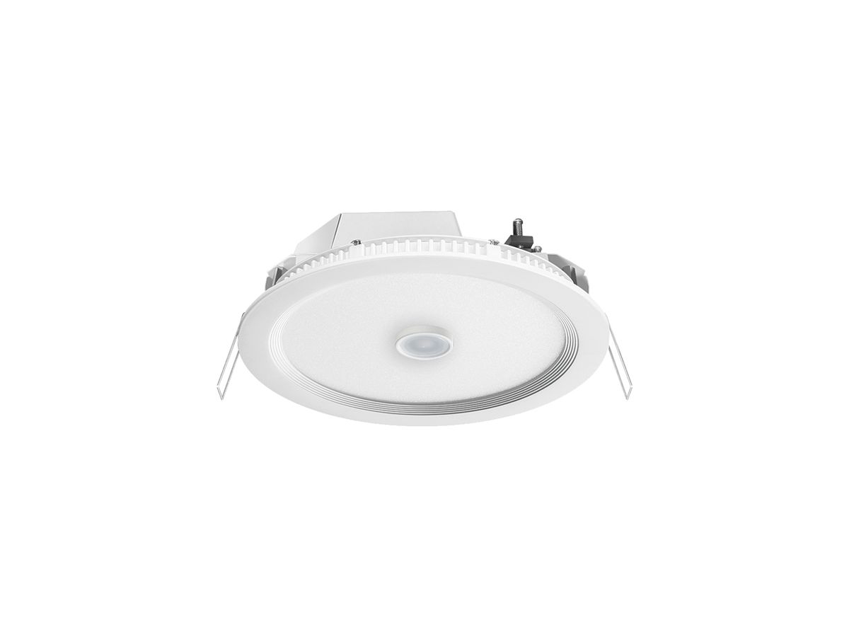 LED-Downlight ESYLUX ELSA-2 PD PS DALI, Ø240 18W 4000K 1750lm, weiss