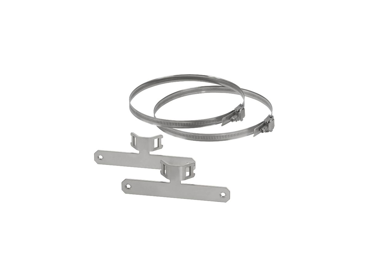 Befestigungsset Hensel f.befestigung von Mi-Gehäusern an Rohr, 60…150mm B=140mm