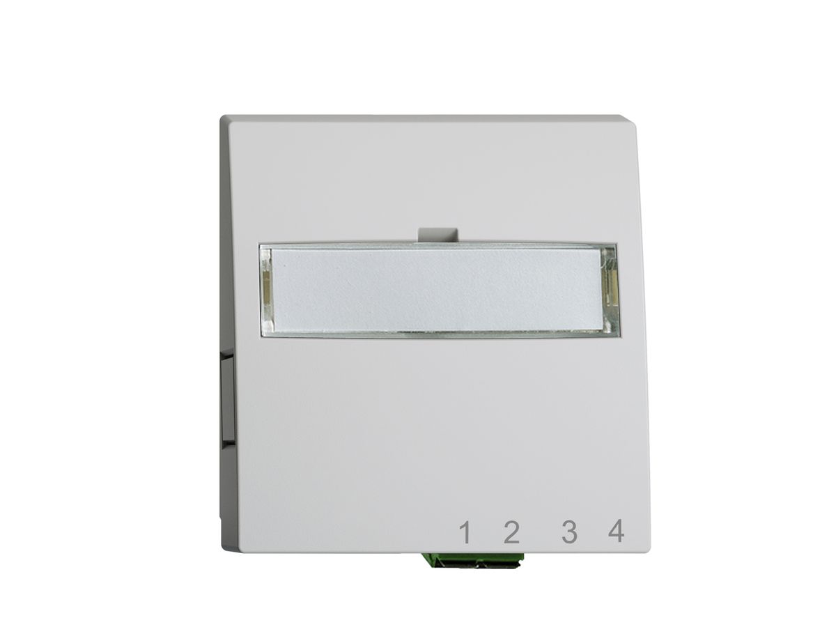 UP-Anschlussdose FTTH EDIZIOdue FH 1×LC APC Duplex F hellgrau