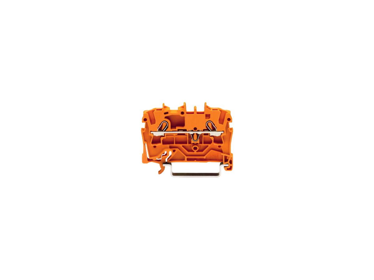 Durchgangsklemme WAGO TOPJOB-S 2.5mm² 2L orange Serie 2002