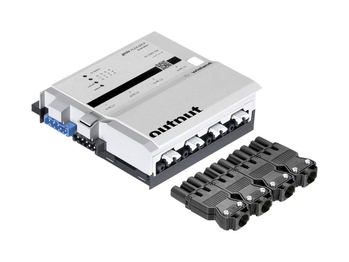 Erweiterungsmodul Wieland gesis Schaltausgang 4-fach C-Last L'/N/PE, Steckersatz