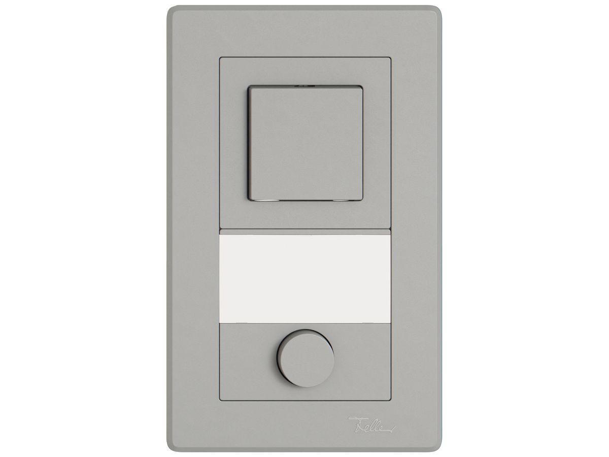 UP-Kombination EDIZIO.liv SNAPFIX® 2×1 156×96mm Schema 3/1L+Schliesser hellgrau
