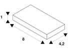 Längsverbinder SLV GRAZIA 60 80×42×10mm Aluminium