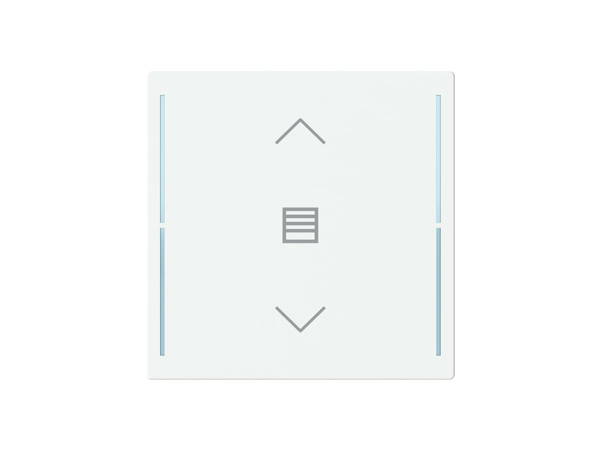 Tasterabdeckung ABB SIDUS touch 1-fach "Wippe-Jalousie" weiss