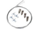 Seilabhängung-Set SLV PANEL C Stahl 1500mm Silber