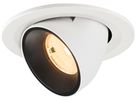 LED-Downlight SLV NUMINOS GIMBLE S 6.7W 1050lm 3000K WB DALI Ø90 ws/sz