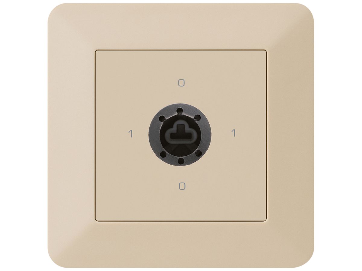 UP-Drehschalter kallysto.trend 0/3L beige für Sicherheitsschloss ohne Zylinder