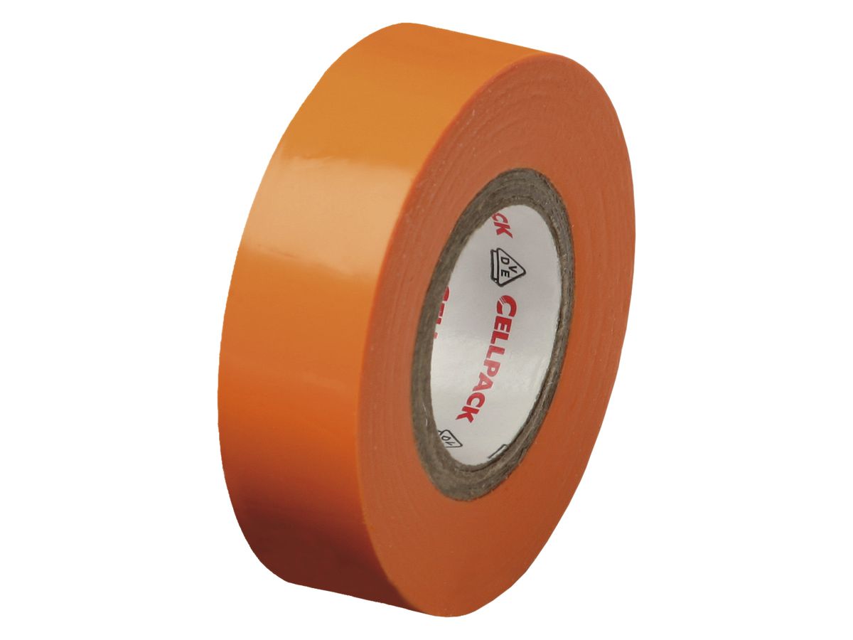 Isolierband Cellpack N° 128 PVC B=19mm L=25m orange