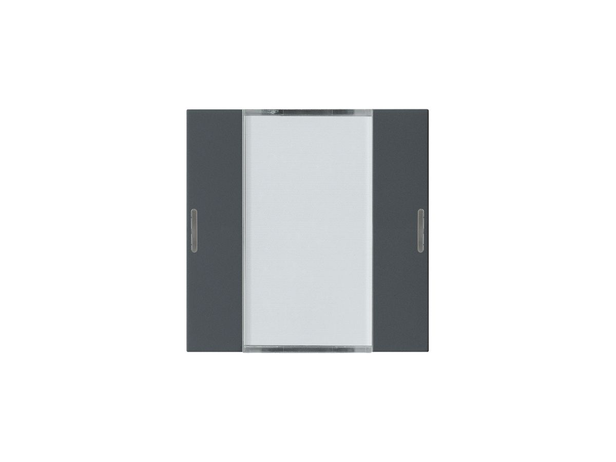 Frontset Hager kallysto LED 2×KNX systemlink/easylink anthrazit
