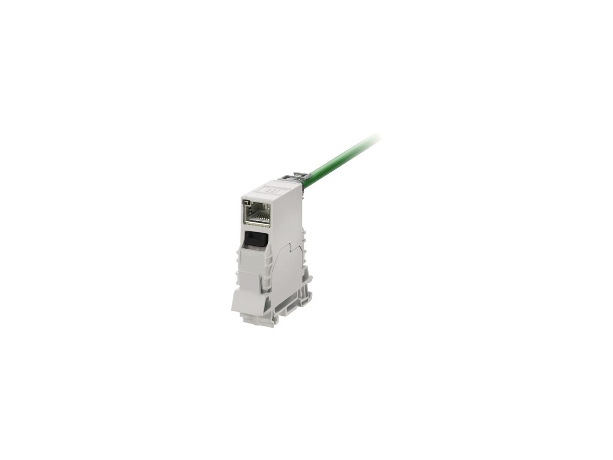 Tragschienen-Outlet RJ45 Weidmüller TIA568A IP20