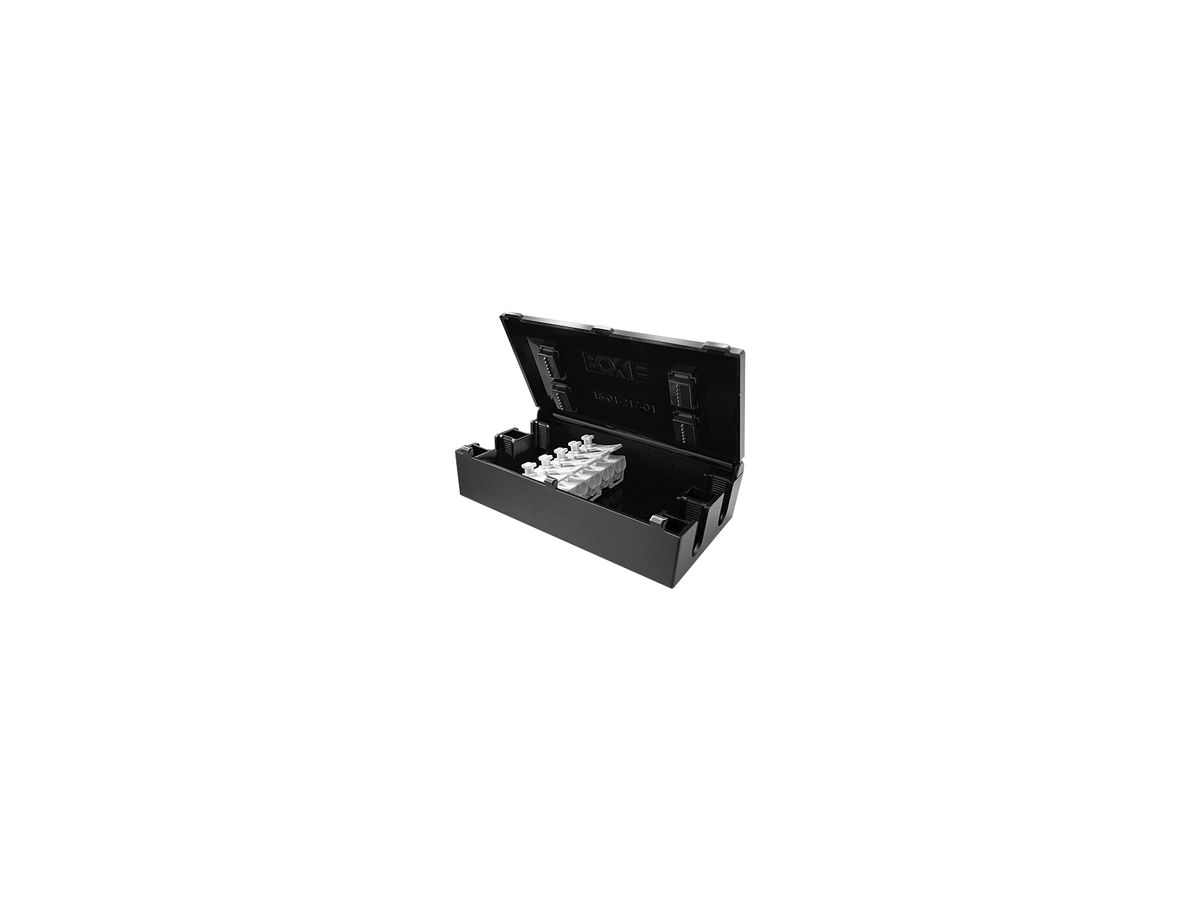 AP-Anschlussdose ESYLUX JUNCTION BOX 5×2.5mm² 103×62×27mm schwarz