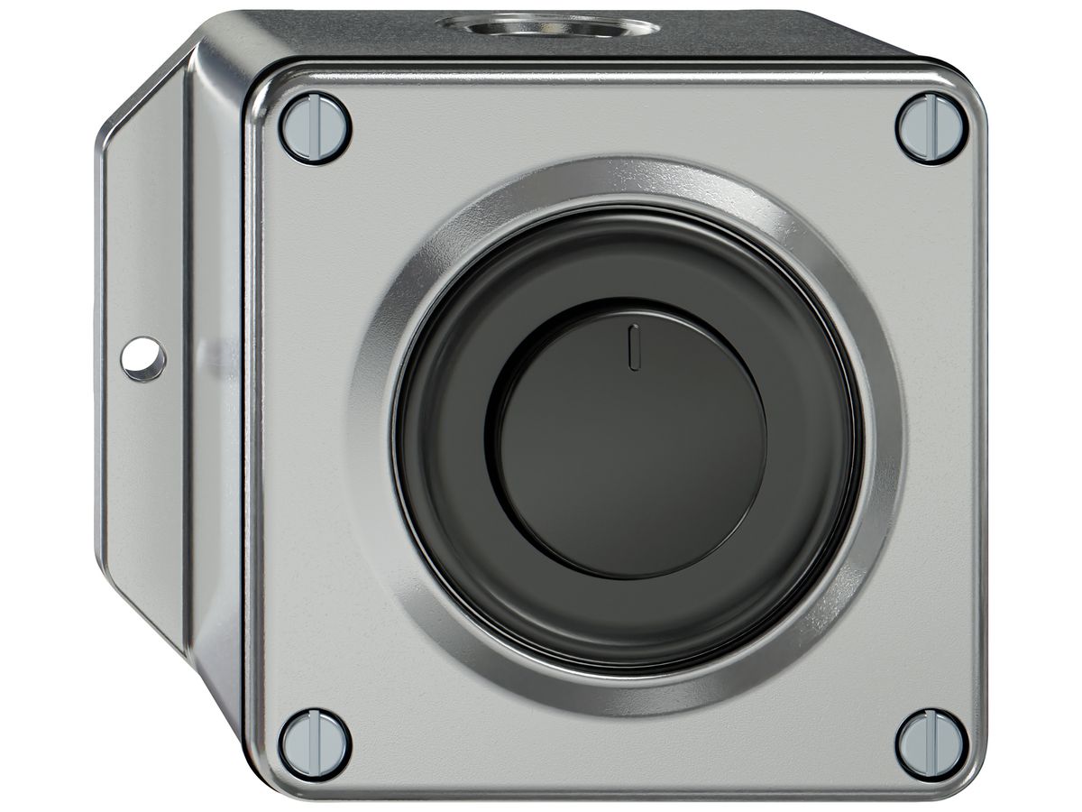 AP-Drehdimmer Uni-LED ELEMENT IP20 230V LED Retrofit aluminium