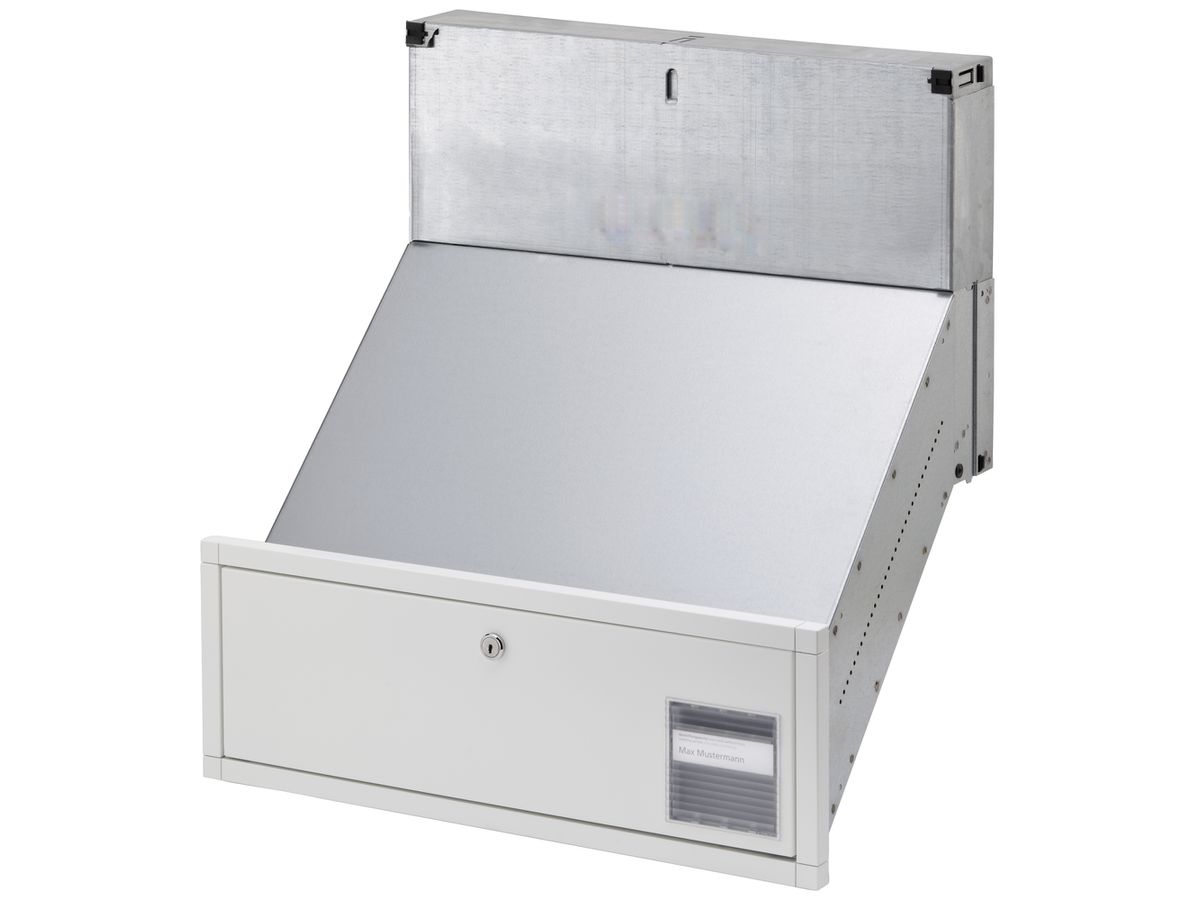 Briefkasten Siedle Classic 1× 433×293×290mm silber