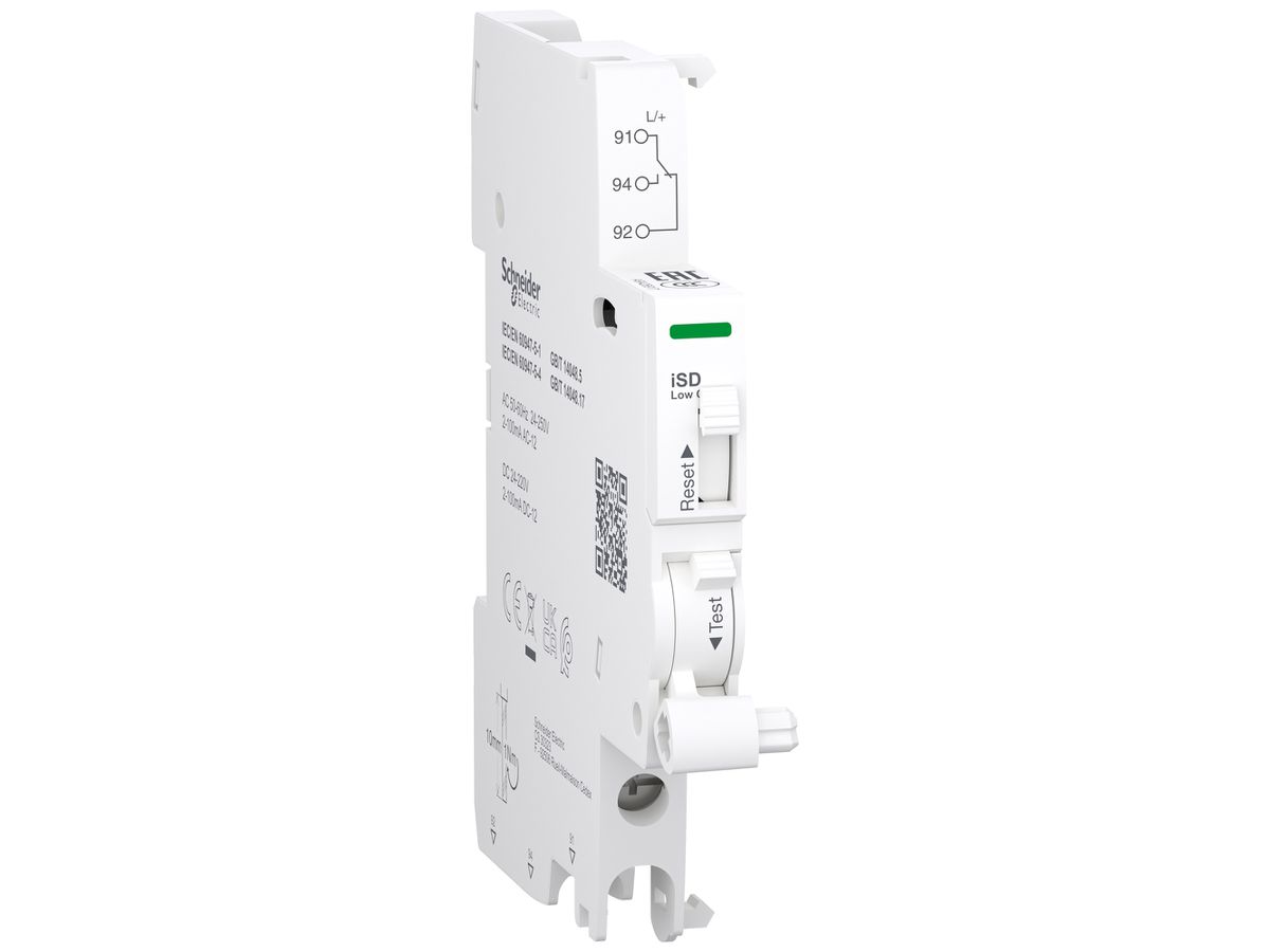 Fernmeldeschalter SE Clario iC40/Acti9 iC60 iSD 0.002…6A Anschluss unten