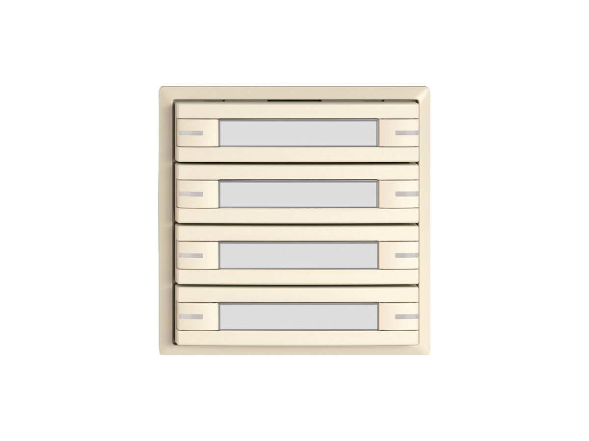 KNX-Taster RGB EDIZIO.liv SNAPFIX® Temperaturfüh.RGB-LED Pap.8×T 1-Tbed.cr