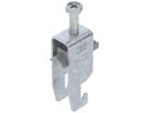 Schnellverleger BET 2056 U-Fuss Kunststoff 8…12mm 2×Kabel Stahl tfZn
