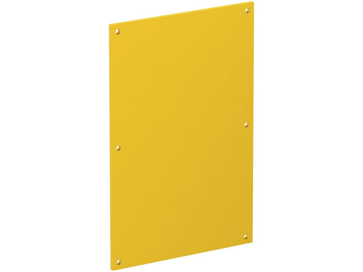 Abdeckplatte Bettermann blind, 160×105mm, PVC, gelb