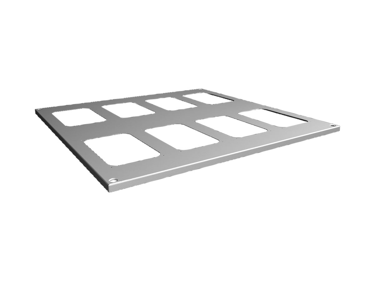 Oberbodenblech Rittal SV 9681.588 800×800mm Dachbeplankung grau