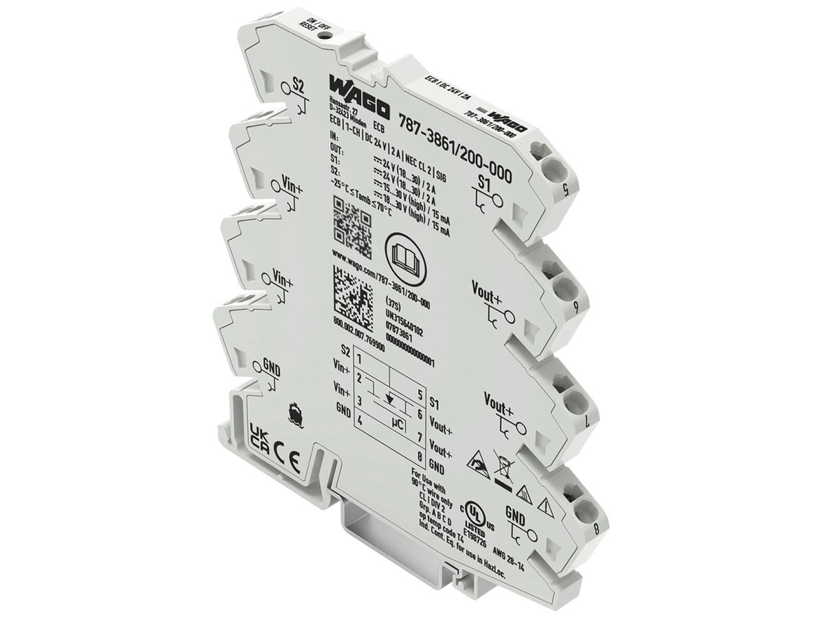 Elektronischer Schutzschalter WAGO 2A
