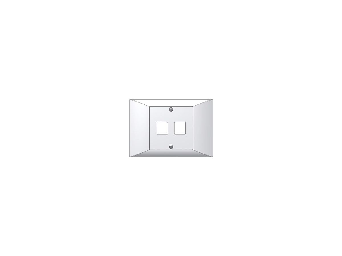 EB-Montageset Keystone Dätwyler weiss 2×, Edue, gerade, 115×80mm