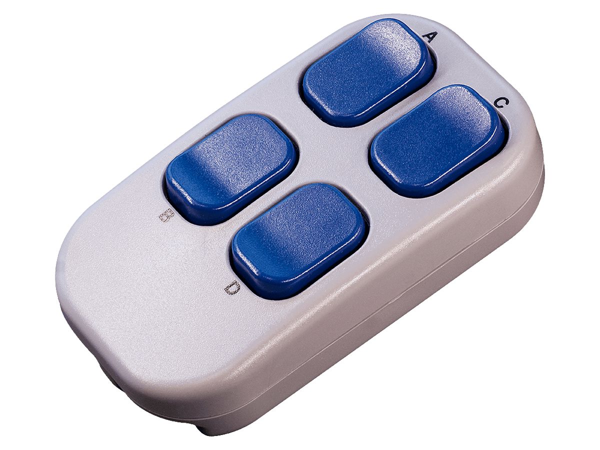 Handsender ALADIN Mini II EnOcean 4-Kan hellgrau/blau
