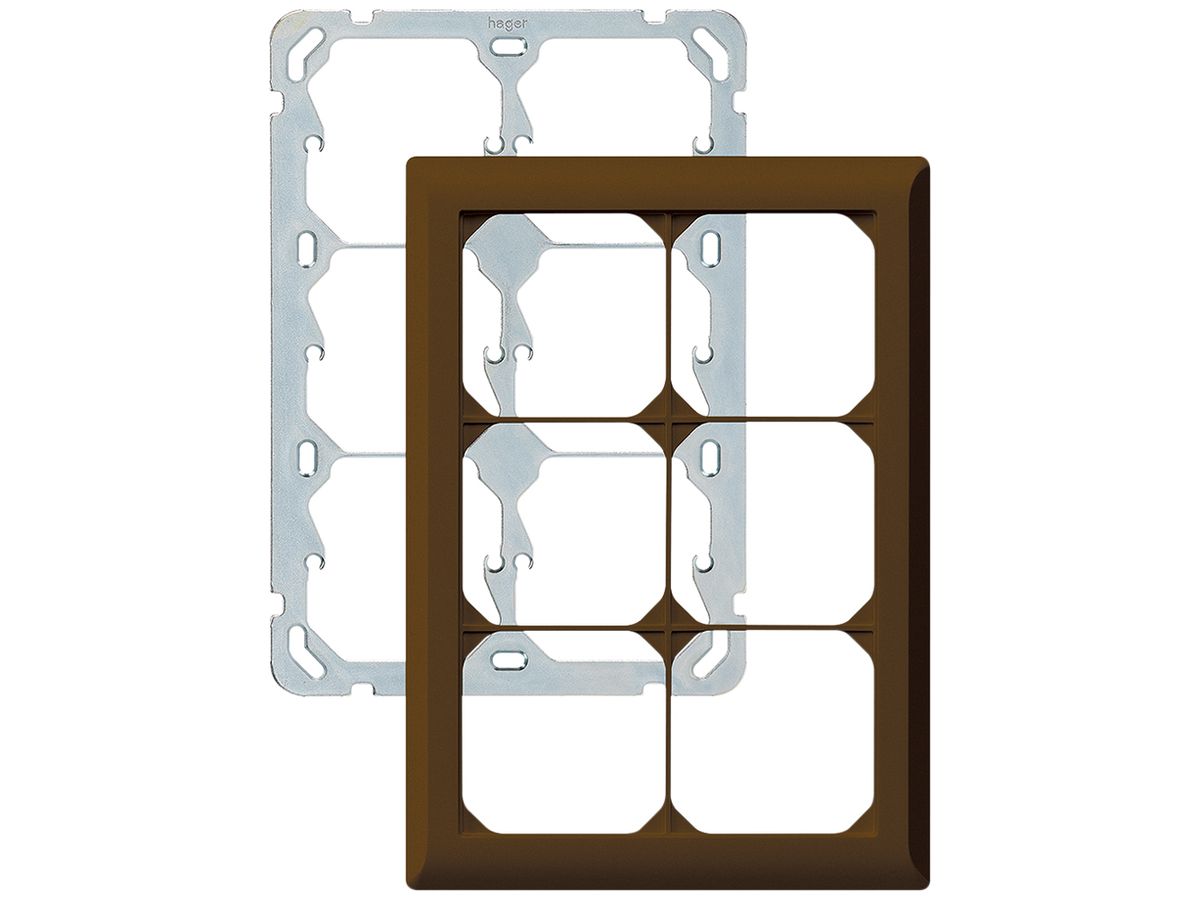 UP-Kopfzeile kallysto.line 3×2 braun vertikal