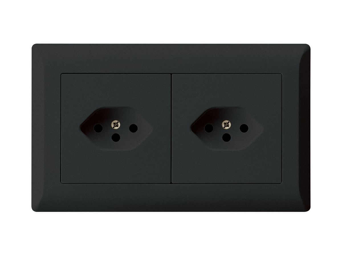 UP-Kombination kallysto.line Gr.I-I horizontal 2×Typ 13 schwarz