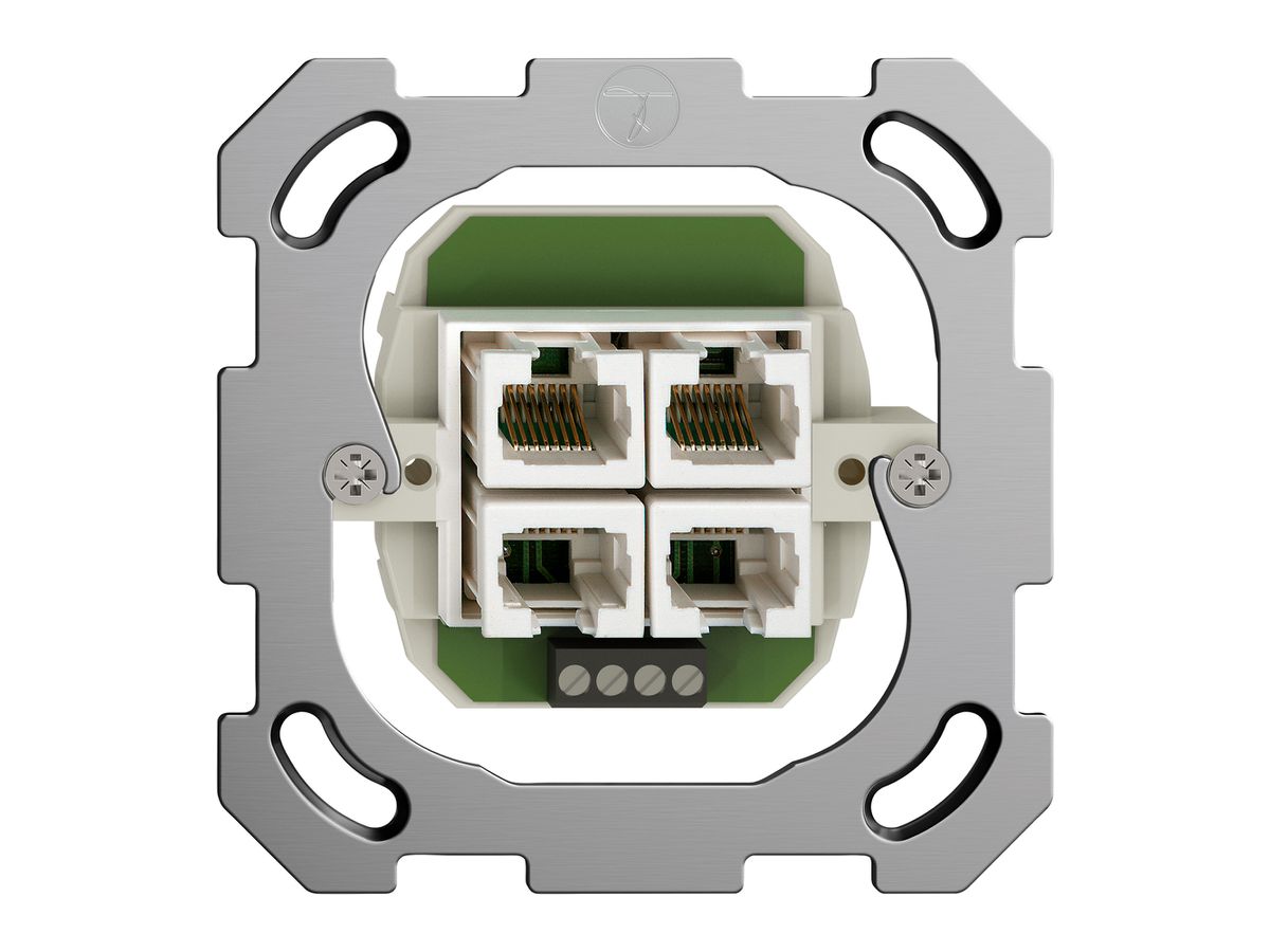 UP-Dose 4×RJ45/u 4P getr. FH ITplus