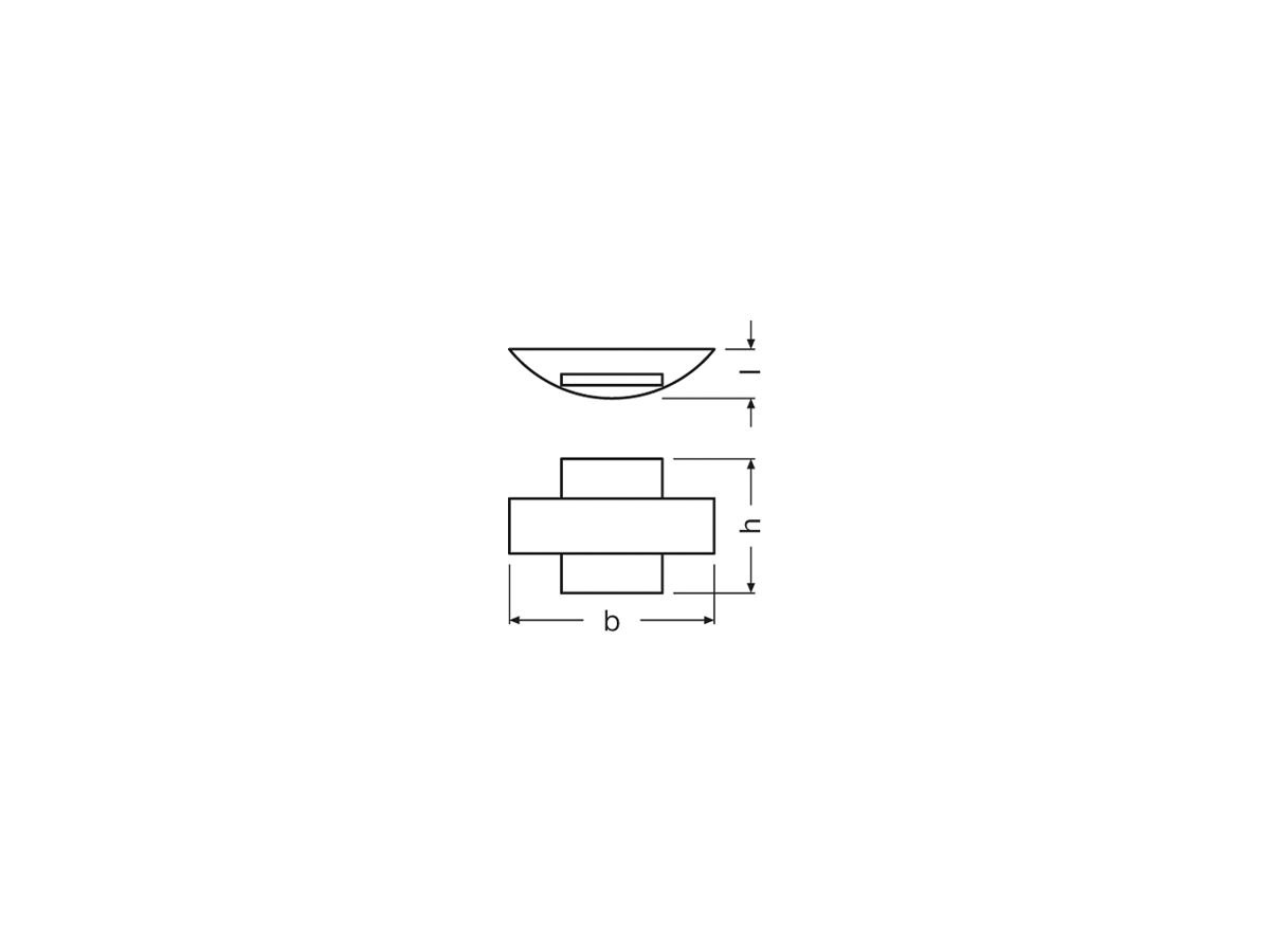 LED-Wandleuchte LEDVANCE ENDURA STYLE Shield SQ, 11W anthrazit