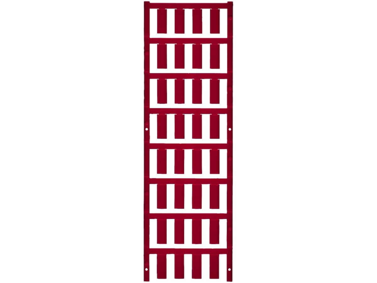 Leitermarkierer Weidmüller MultiCard SF für Ø5.8…7.8mm 21×8.4mm PA66 rot