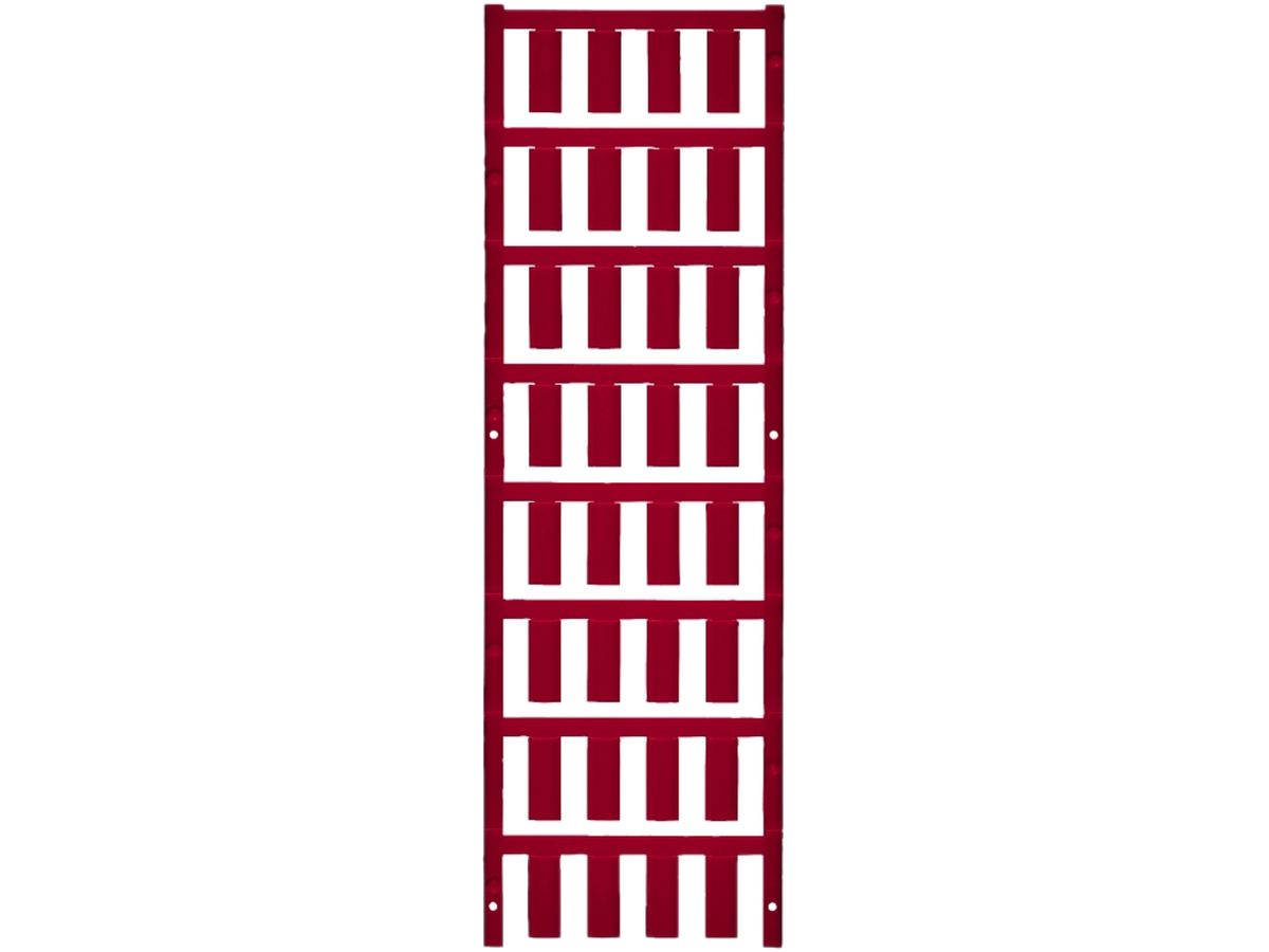 Leitermarkierer Weidmüller MultiCard SF für Ø5.8…7.8mm 21×8.4mm PA66 rot