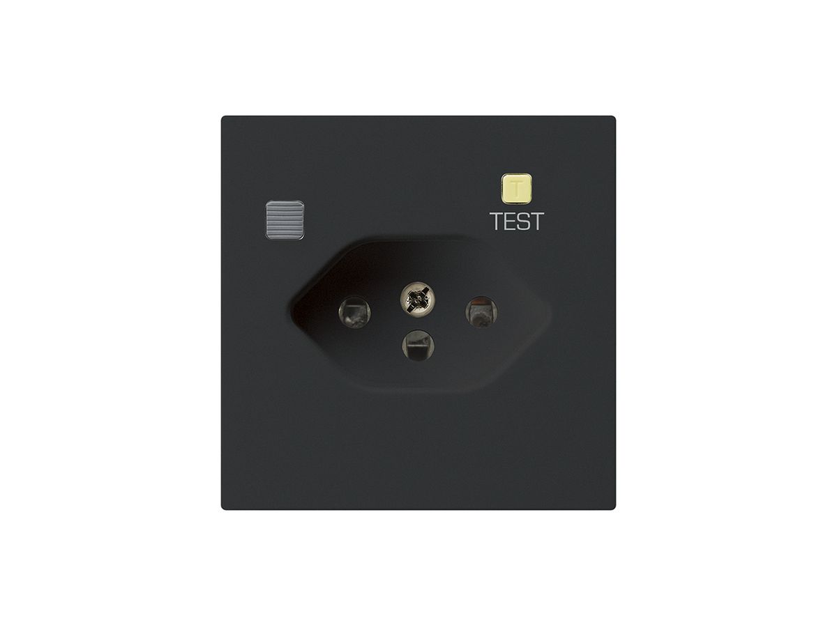 Steckdose kallysto A T13 FI 30mA schwarz