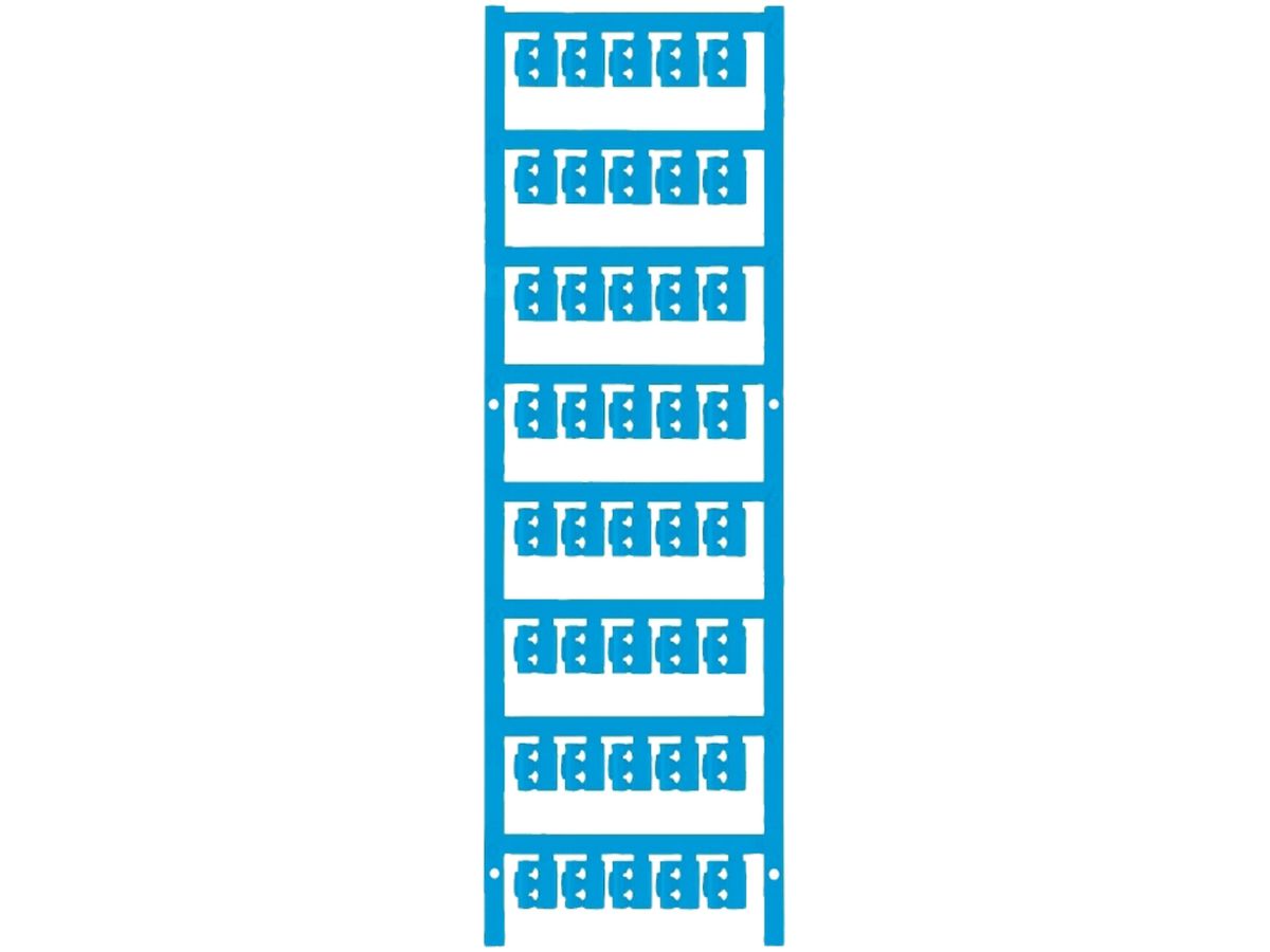 Leitermarkierer Weidmüller MultiCard SFC für Ø1.5…2.5mm 12×5.8mm PA66 blau