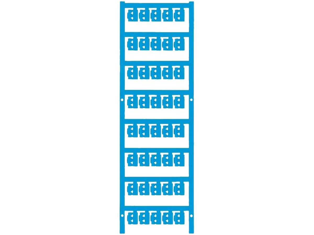 Leitermarkierer Weidmüller MultiCard SFC für Ø1.5…2.5mm 12×5.8mm PA66 blau