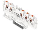 Durchgangs-Reihenklemme WAGO TOPJOB S 1.5mm² 24A Push-in 5×1 TH35 weiss