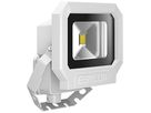 LED-Strahler ESYLUX OFL SUN, 10W 3000K 800lm 133×75×150mm IP65, weiss